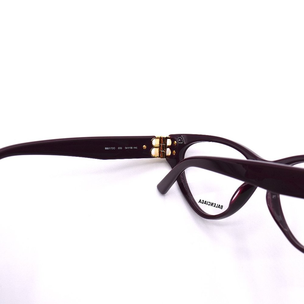 NEW BALENCIAGA BB0172O 003 VIOLET AUTHENTIC EYEGLASSES FRAME - Picture 13 of 15
